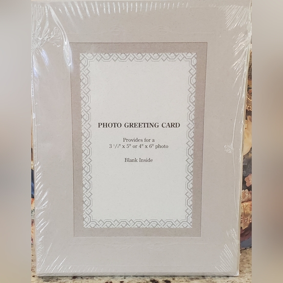 NWT, FREE WITH PURCHASE! Blank, Empty Photo Greeting Cards - Picture 3 of 5